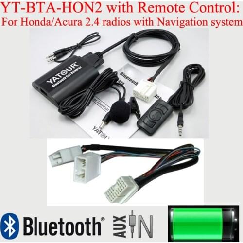 Yatour BTA Bluetooth car MP3 player for Acura Honda 2.4 Accord Civic CRV Odyssey Pilot radios with Navigation System