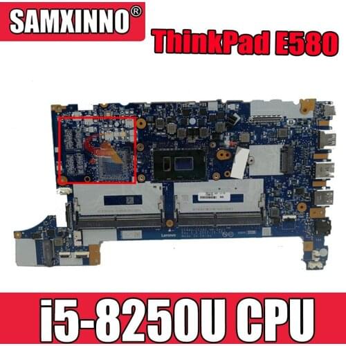 For Lenovo Thinkpad E480 E580 notebook motherboard EE480 EE580 NM-B421 CPU i5 8250U 100% test work FRU 01LW192 01LW193 01LW194