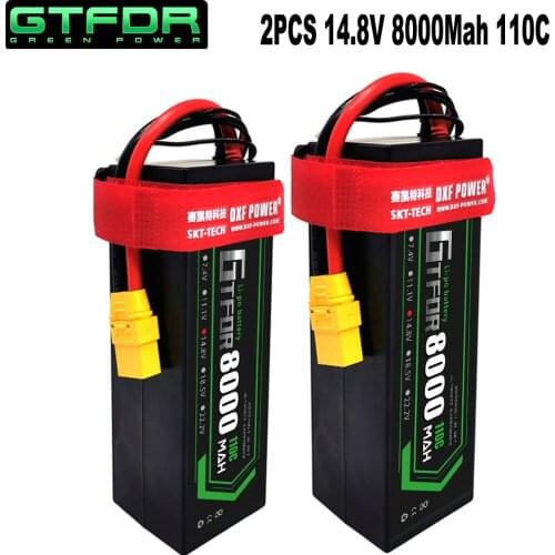GTFDR 3S 4S Lipo Battery 11.1V 14.8V 15.2V 6750mAh 8000mah 7500mah 6400mah 100C 200C 140C 280C 130C 260C for RC 1/8 Buggy Car