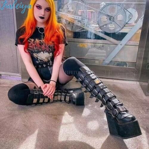 JIAFEIYA Women's High Boots