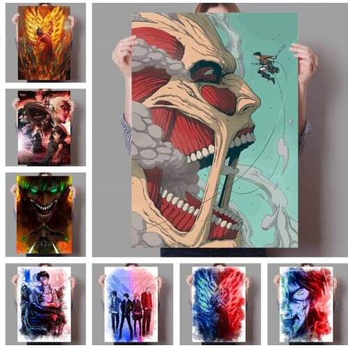 Anime Attack On Titan Poster Canvas Painting Wall Art Nordic Posters And Prints Wall Pictures For Living Kids Home Decoration
