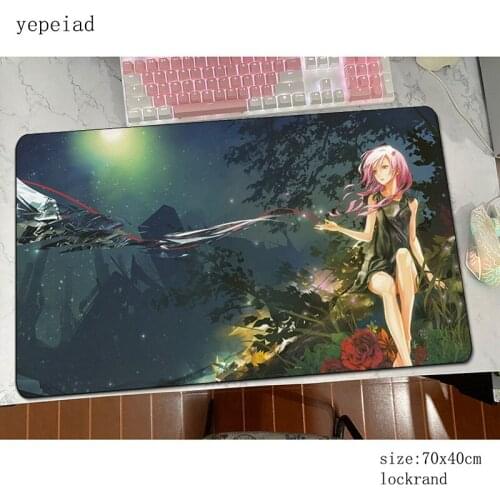 Guilty Crown padmouse Adorable accessory 700x400x3mm mouse pad cool new gaming enterprise rubber mats keyboard mouse mat gamer