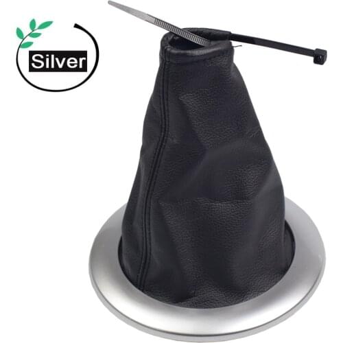 Leather For Renault Megane 2 MK2 II Sport Tourer II 2002-2009 Gear Shift Knob Gaiter Boot Cover Frame Case Collar