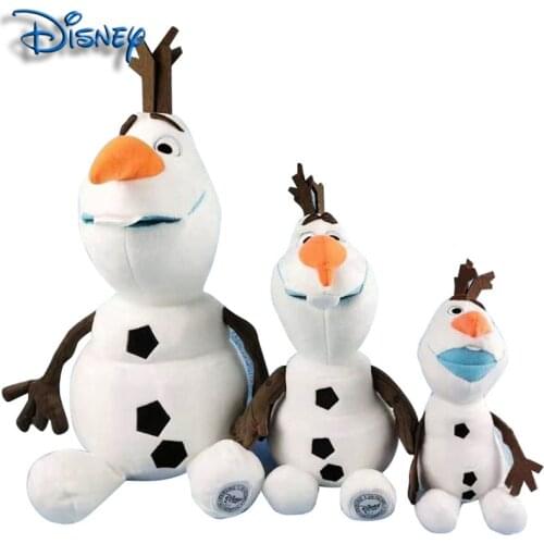 Disney Frozen Movie 23-50cm White Plush Doll Adventure doll Frozen Olaf Snow Treasure Snowman doll cartoon cute children gift
