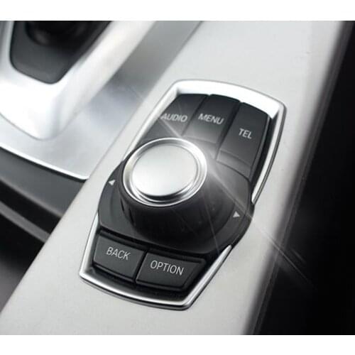 1set For bmw New 3 Series GT 1 Series 2 Series 4 Series Multi-Media knob Key Decorative frame Interior refit parts