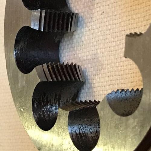 Free shipping 1PC 9SiCr non standard metric manual die M65*1.5/2.0mm for hand threading aluminum copper ect metal wrokpiece