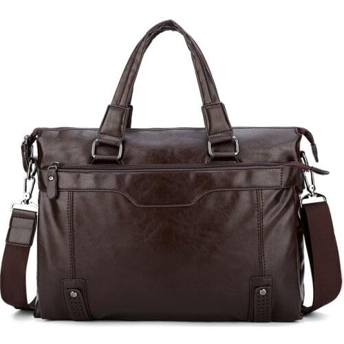 2021 new mens bag horizontal portable business briefcase shoulder messenger bag mens bag
