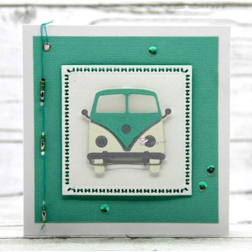PP Craft metal cutting dies cut die mold Car bus decoration Scrapbook paper craft knife mould blade punch stencils dies