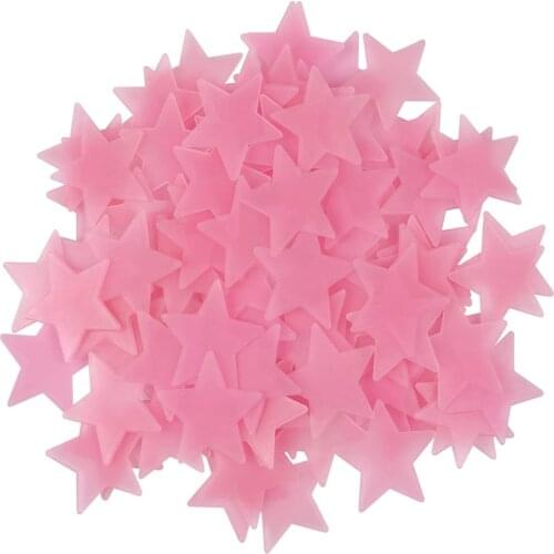 3CM Glow in the Dark Toys Luminous Star Stickers Bedroom Sofa Fluorescent Painting Toy PVC Stickers for Kids Room
