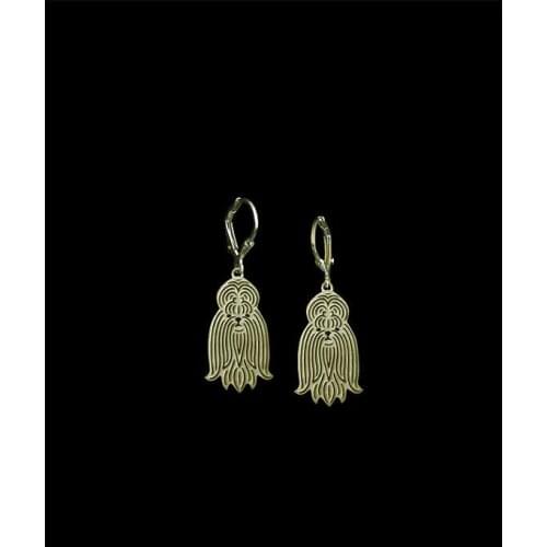 Unique Handmade Hollow Shih Tzu Earrings Dog Earrings Pet Lovers Gifts Idea