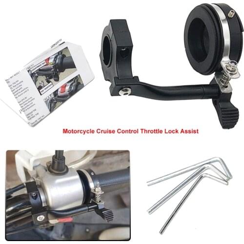 Universal Motorcycle Cruise Control Throttle Lock Assist for 7/8" 1" Handlebar For Honda For Yamaha For BMW R1200GS for KTM