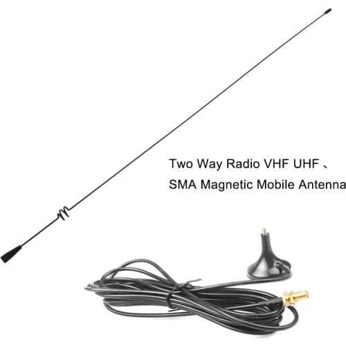 UT-108UV VHF UHF SMA Magnetic Mobile Antenna for Nagoya for BAOFENG CB Radio Walkie UV-5R UV-B5 UV-B6 Two Way Radio