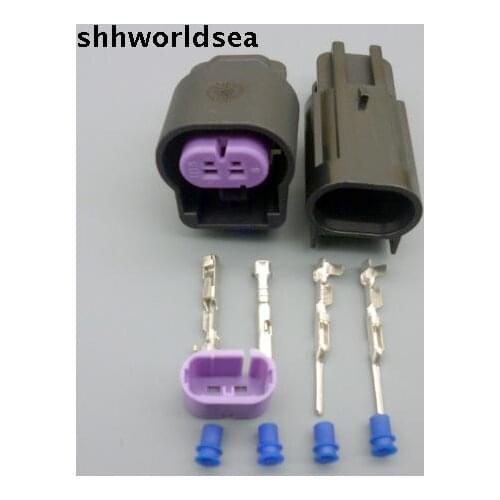 Worldgolden 1.5mm 2 Way for GT150 Female male O2/Oxygen sensor plug Assembly Crankshaft Position Sensor plug 13510099 13510085