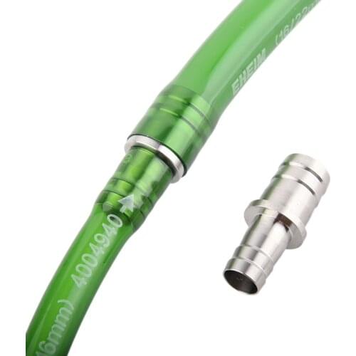 1pcs 16/22 12/16 Aquarium Fish Tank Stainless Steel Water Hose Valve Converter Co2 Airline Tube Adapter