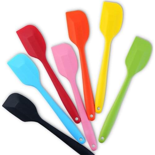 Free Shipping High Quality Silicone Butter Scraper Cake Decoration Baking Tools BT0060(1pcs Randomly Color)