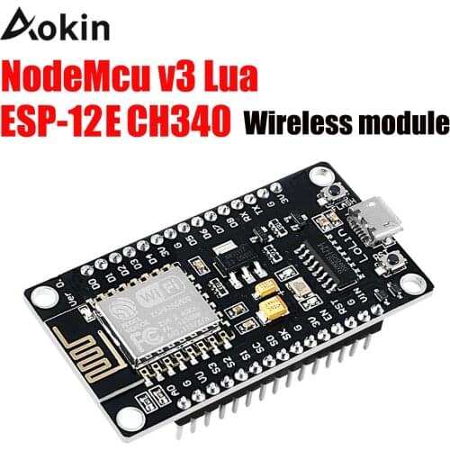 Wireless module NodeMcu v3 Lua WIFI Internet of Things development board ESP12E with pcb Antenna usb port ESP-12E CH340
