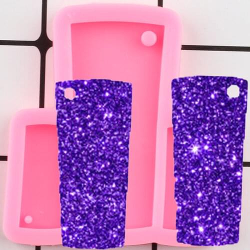 Shiny Tumbler Silicone Mold Epoxy Resin Craft Keychain Polymer Clay DIY Jewelry Making Cup Handmade Charms Molds Pendant Moulds