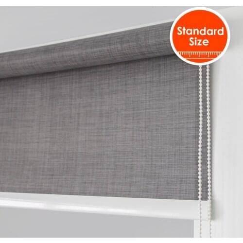 Big Contract System Sunscreen Soil Linen Texture Roller blinds High Quality 38mm Stronger tube for big windows Standard Size