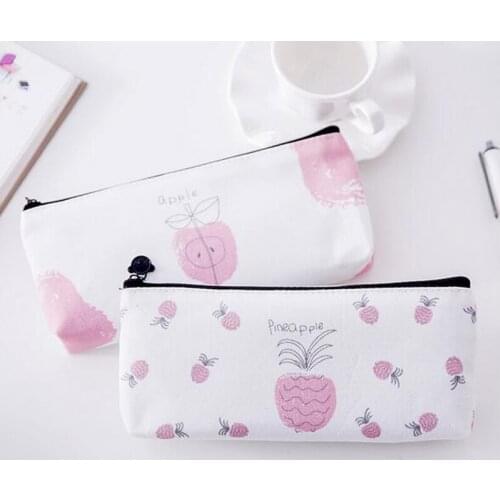 1Pcs Pencil Case Fruit Pencil Case 2017 Kawaii for Grils Pencils Bags for Kids Gift