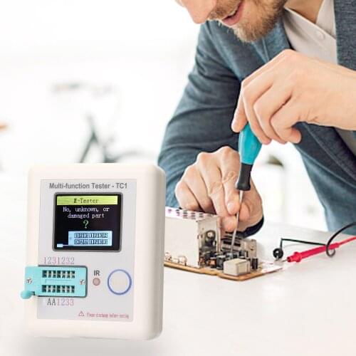 Color Screen Graphic Display Transistor Tester NPN Transistor N-channel P-channel FET Diode Resistance Inductance Capacitance