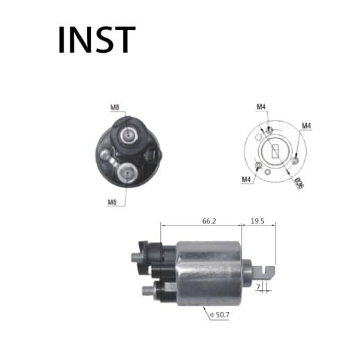 ELECTROMAGNETIC SWTICH SOLENOID FOR 12V 2.5KW 31210-P2A-004 31210-P2C-004 31210-P2C-J61 31210-P2J-J61 31210-P8A-A01 608