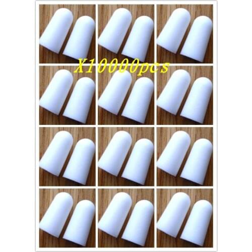 [ Fly Eagle ] 10000 Pcs White Soft Foam Anti-noise Noise Reduction Earplug Ear Plug for Travel Sleep Rest Hearing Protection# K1