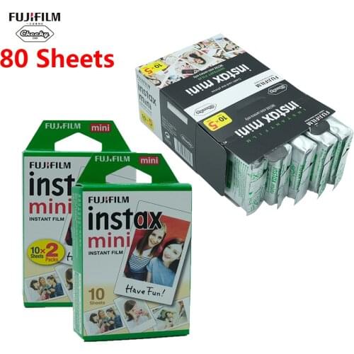 Fujifilm instax Mini Film White 80 Sheet Photo paper For Fuji Instax Mini 7s/8/25/90/9/11 Instant Camera Photo Film Paper