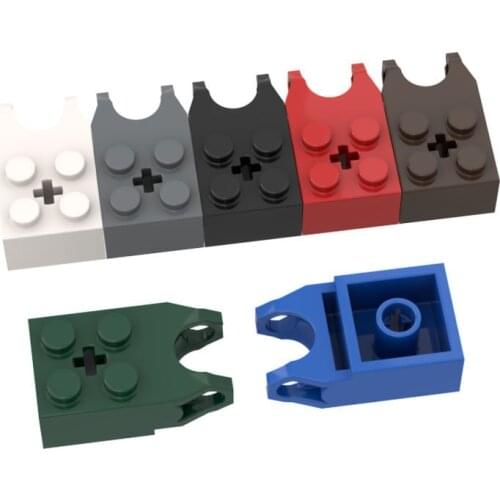 BuildMOC Compatible Assembles Particles 92013 2x2 For Building Blocks DIY LOGO Educational High-Tech Spare Toys