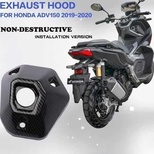 Motorcycle Exhaust Pipe Cover Decorator Exhaust Port Protective Cover Ends Guard Accessories For HONDA ADV150 ADV 150 2019-2020