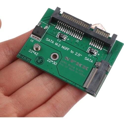 M.2 NGFF Ssd Solid State Hard Disk To Half High 2.5 Inch Sata3 Adapter Card