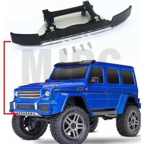 Metal stainless steel TRX4 front bumper for 1/10 RC climbing car Traxxas TRX-4 TRX4 82096-4 G500 front bumper