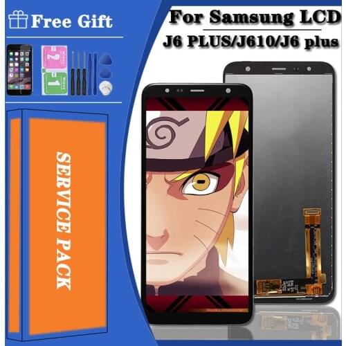 Original For Samsung Galaxy J6 PLUS J610 SM-J610F J610FN LCD display Touch Screen Assembly for Samsung J6 plus lcd screen