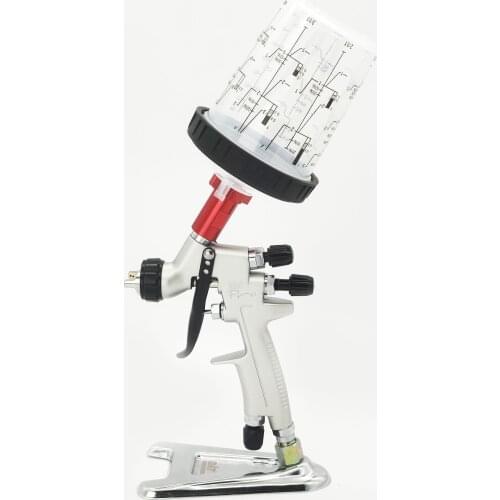 2021 New SRI PRO Spray Gun 1.2mm Nozzle With 400CC PPS Tank Air Spray Gun With Paint Mixing Cup And Adapter Mini Spray Gun