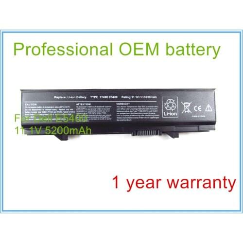 Replacement for E5400 E5410 E5500 E5510 312-0762 312-0769 451-10616 KM742 KM769 Laptop Battery