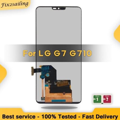 6.1" LCD Replace Screen For LG G7 ThinQ G710EM G710PM G710VMP LCD Display Touch Screen Digitizer Assembly For LG G7 G710 Repair