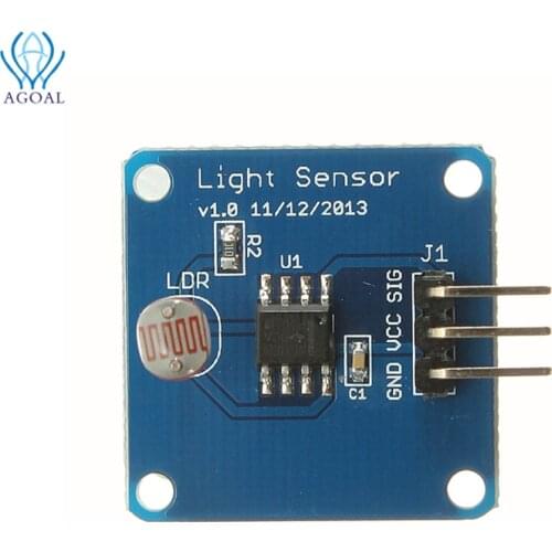 Light Sensor Module Light Detection Light Intensity Sensor Module GL5528 Photosensitive module for Arduino