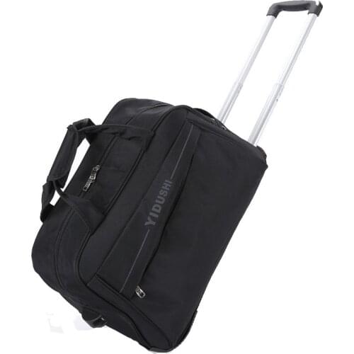 Leisure travel trolley bag Oxford cloth luggage bag portable large-capacity travel luggage wear-resistant portable suitcase
