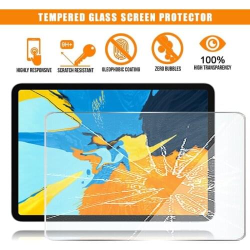 For iPad Pro 11" (2018) 1st gen /(2020) 2nd gen Tablet Tempered Glass Screen Protector Scratch Resistant HD Clear Film Cover
