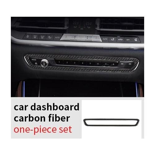 For BMW X7 2019 carbon fiber dashboard molding trim 1pc