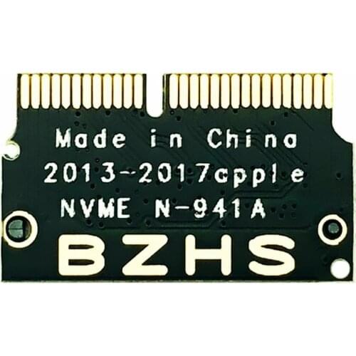 50pcs For Macbook Air SSD M2 Adapter NVMe PCIE 2013 2014 2015 to M.2 NGFF SSD Adapter Card for Macbook Air Pro A1398 A1502 A1466