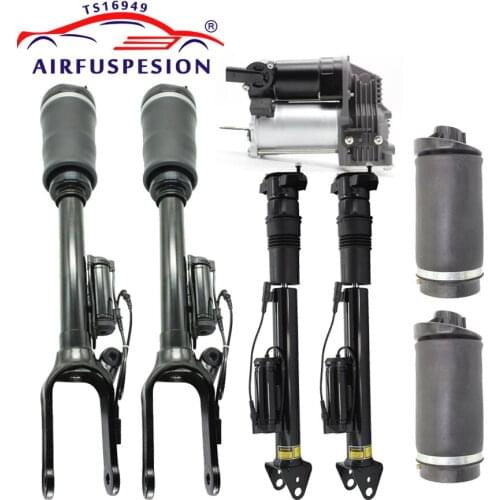 1 set air suspension shock absorber strut with ADS for Mercedes benz W251 V251 R Class air spring bag air compressor 2513203031