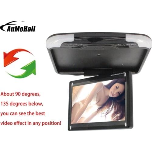 13" Car Monitor Auto Car TFT LED Digital Screen Car Roof Mounted Monitor Car Flip Down Monitors