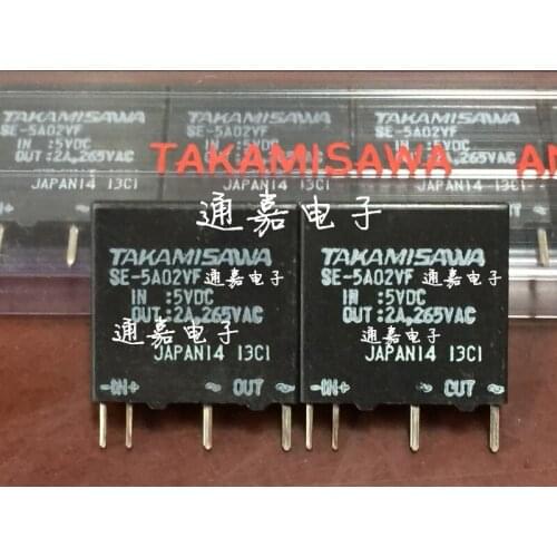Free shipping lot (10 pieces/lot) original New TAKAMISAWA SE-5A02VF 5VDC 4PINS 2A Solid State Relay