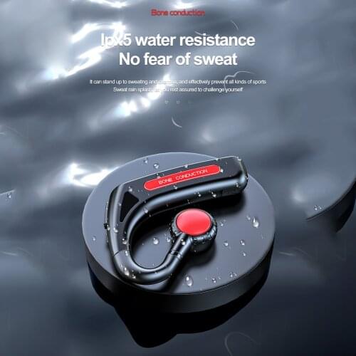 M-618 Business Sports Bluetooth 5.0 Earphone Bones Conduction Wireless Handsfree Noise Reduction Headset With Mic For Phone