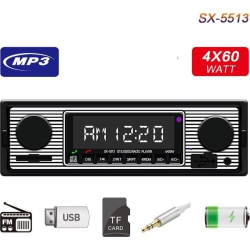 DHL 5PCS 12V Bluetooth Car Radio Player Stereo FM MP3 USB SD AUX Audio Auto Electronics Autoradio 1 DIN Oto Teypleri Radio
