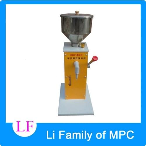 Electric PET can sealing machine Manual paste filling machine liquid filling machine cream fill machine 0 - 50ml