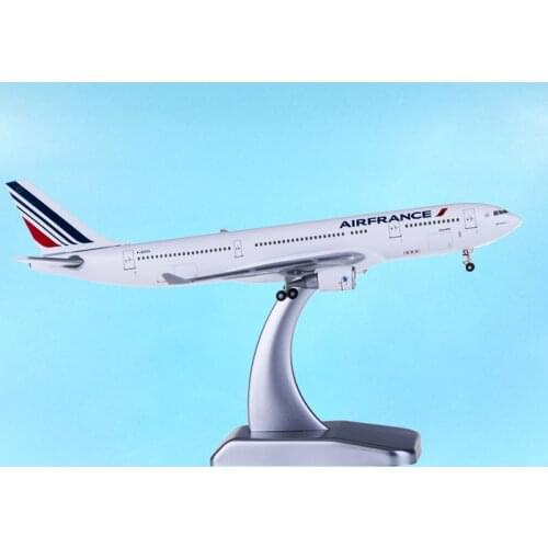 HG9345 1:400 Air France Airlines A330-200 A330 With Wheel Diecast Alloy Aircraft Model F-GZCL Plane Decoration Collect Gift Toy
