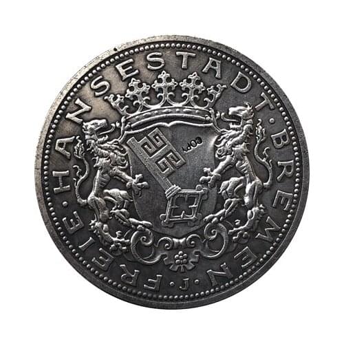 German 1904 2 Mark coin copy 28MM