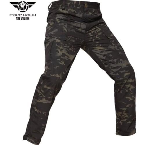 Plus Size 5XL Mens Tactical Military Pants Wearproof Breathable Multi Pocket Cargo Pant Outdoor Hiking Training Plaid Trousers