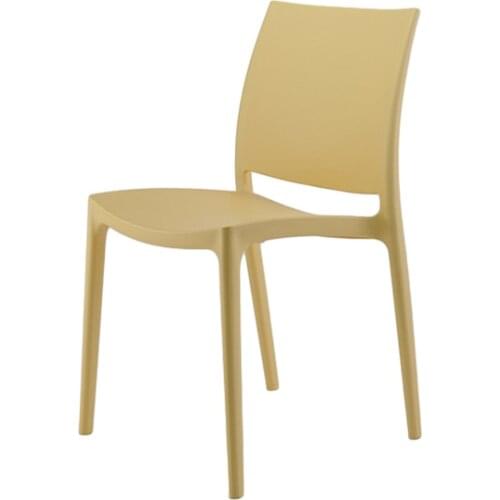 Set of 4 Modern Design Hot Sell Movable PVC Material Plastic Dining Chair for Dining Room Living Room Restaurant